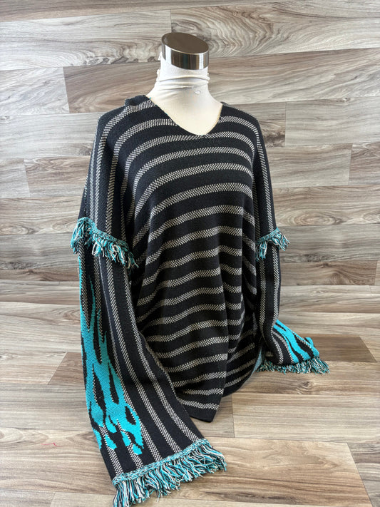 Sweater By Urban Outfitters In Black & Blue, Size: Xl