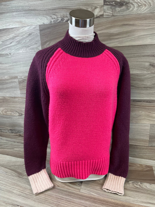 Sweater By Ann Taylor In Pink & Red, Size: Xs