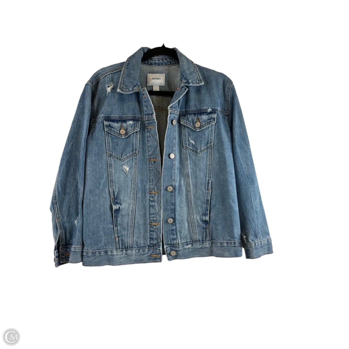 Jacket Denim By Old Navy In Blue Denim, Size: S