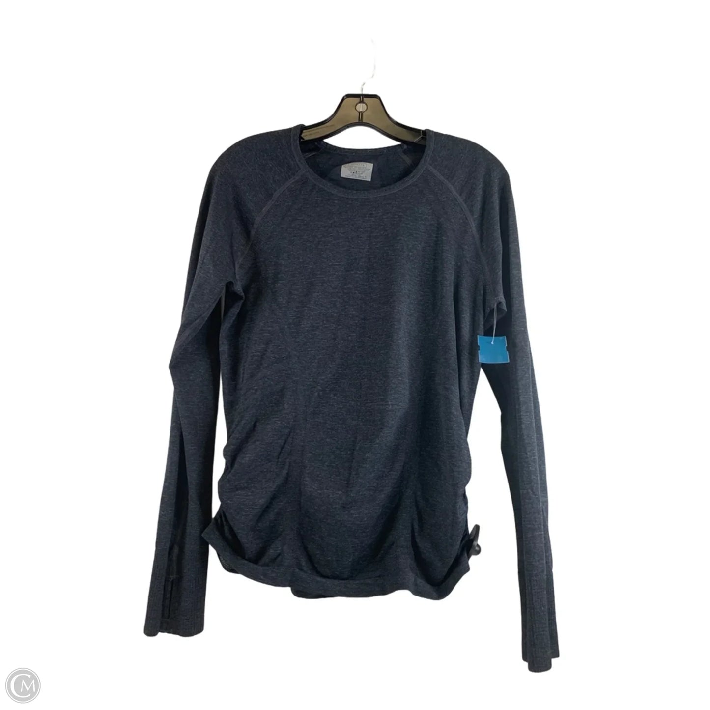 Athletic Top Long Sleeve Crewneck By Athleta In Grey, Size: L