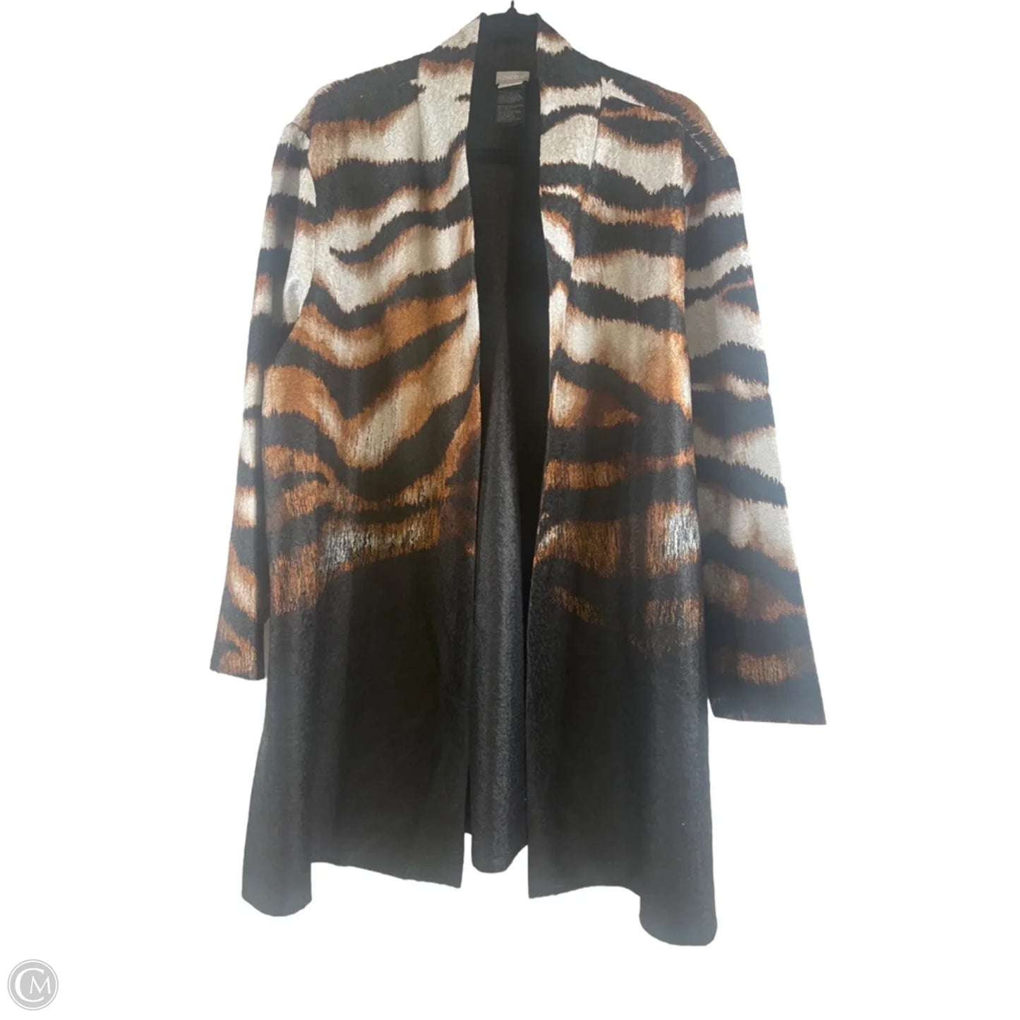 Blazer By Chicos In Animal Print, Size: Xxl