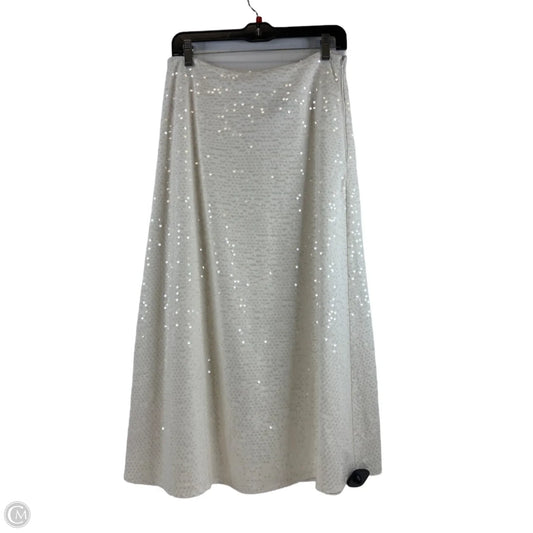 Skirt Maxi By Loft In White, Size: 2