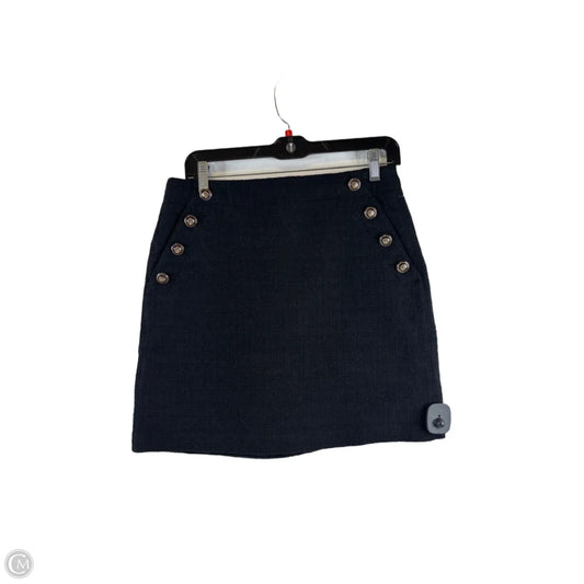 Skirt Midi By Loft In Black, Size: 2
