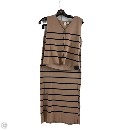 Skirt Set 2pc By Joie In Black & Brown, Size: S