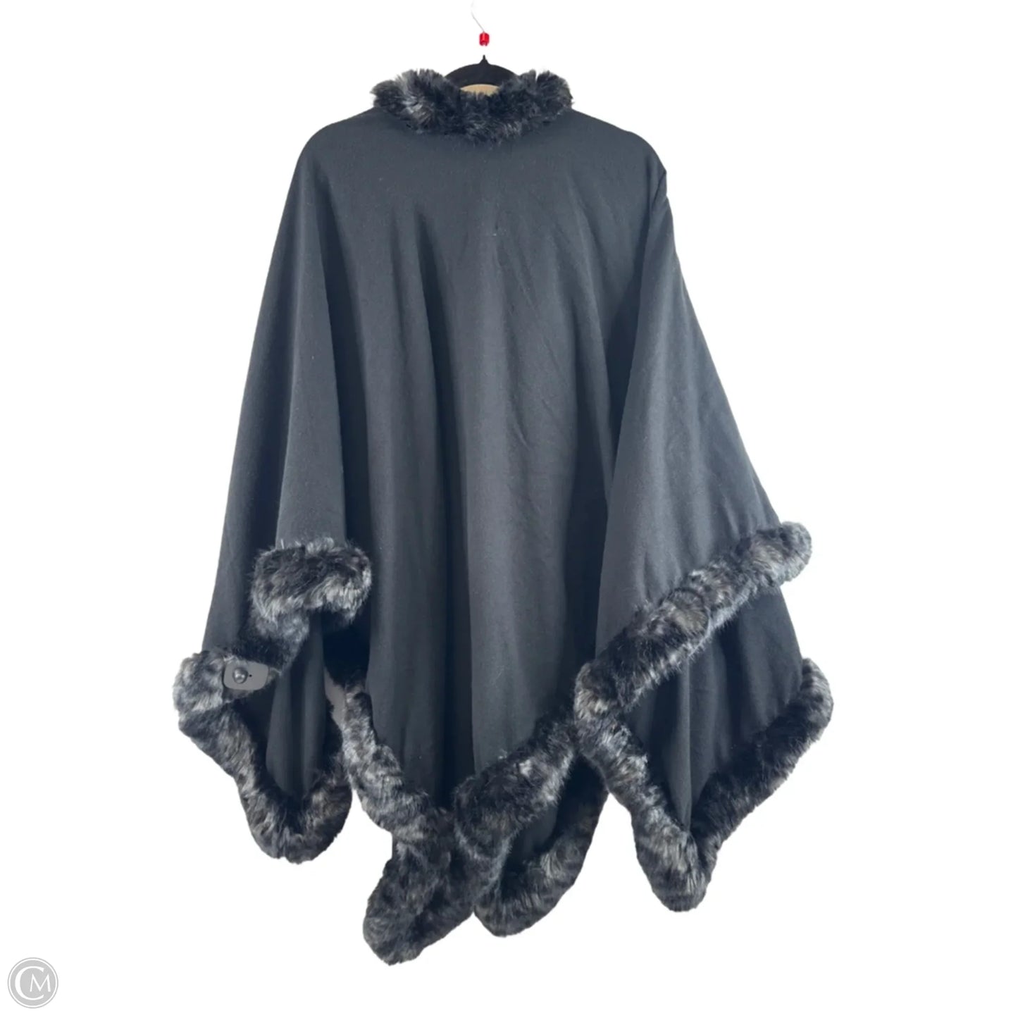 Shawl Designer By Neiman Marcus In Black & Grey, Size: Osfm