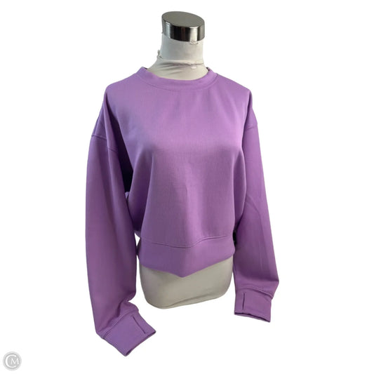 Athletic Top Long Sleeve Crewneck By Danskin In Purple, Size: S