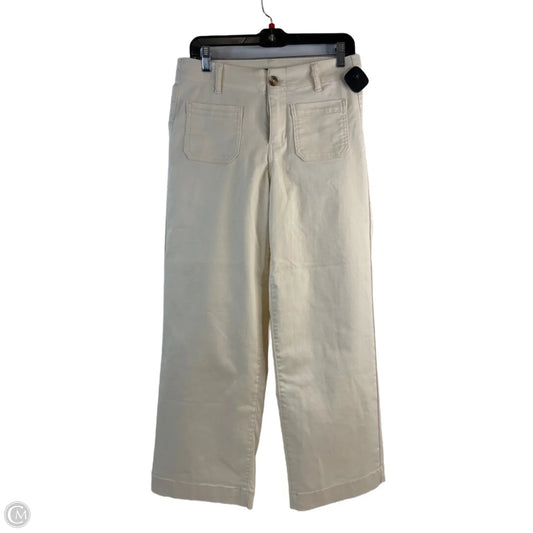 Jeans Wide Leg By D Jeans In Cream, Size: 4