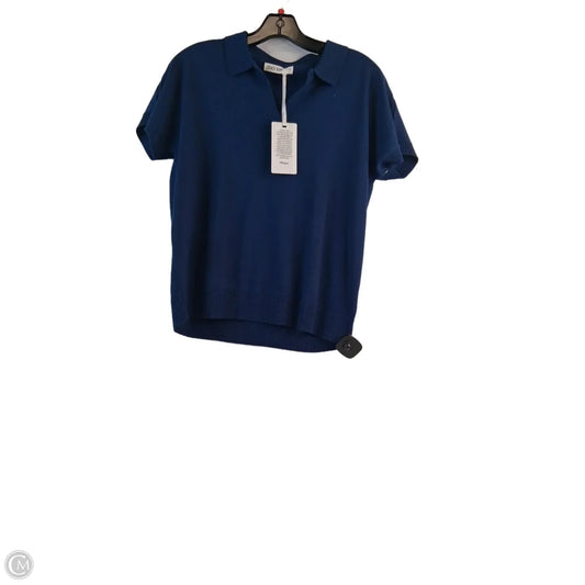 Top Short Sleeve By Grace Karin In Blue, Size: M
