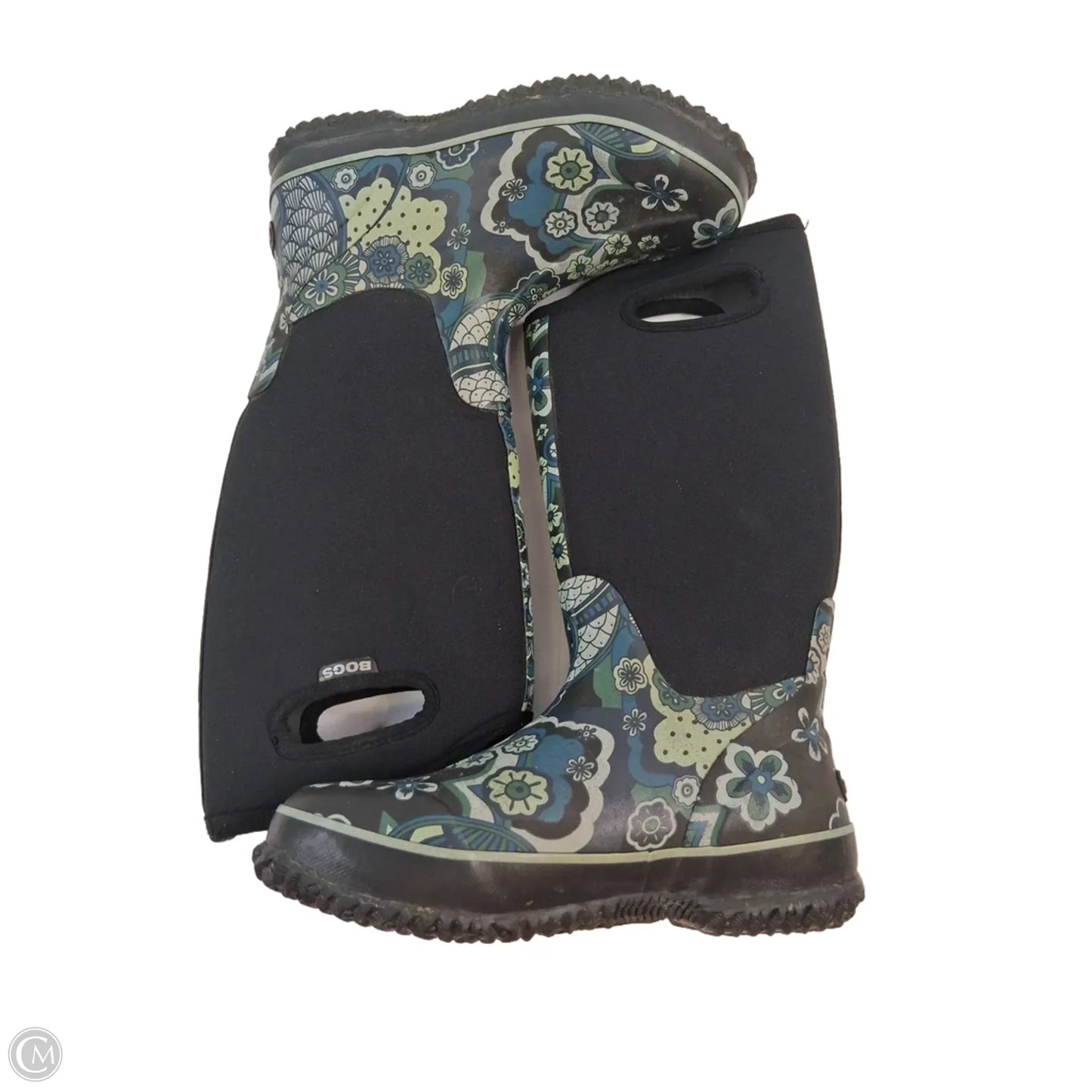 Boots Rain By Bogs In Green, Size: 7