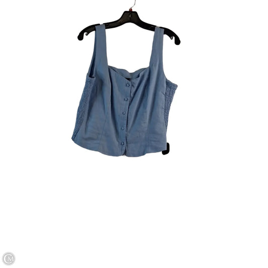 Top Sleeveless By Old Navy In Blue, Size: L