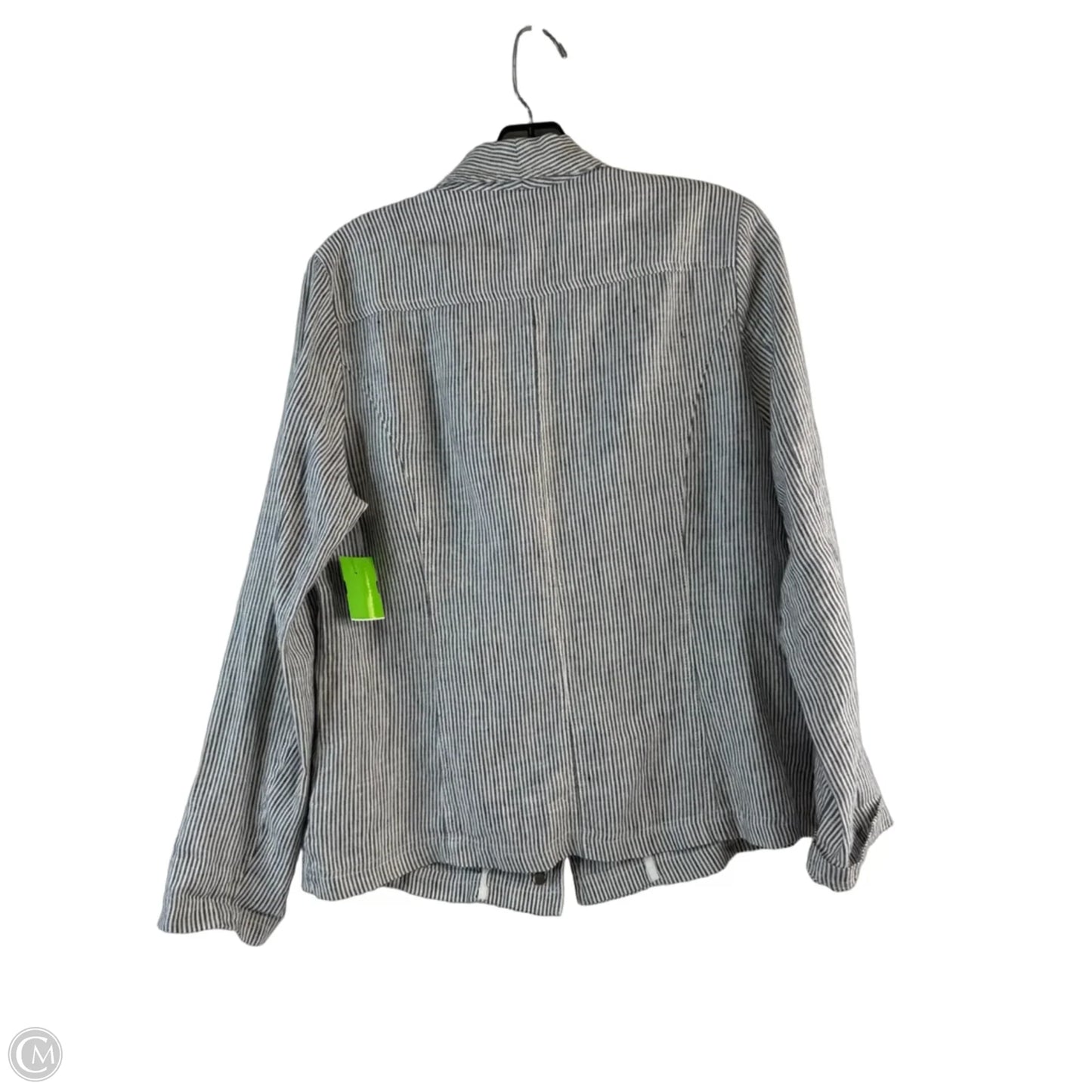 Blazer By British Khaki In Striped Pattern, Size: 8