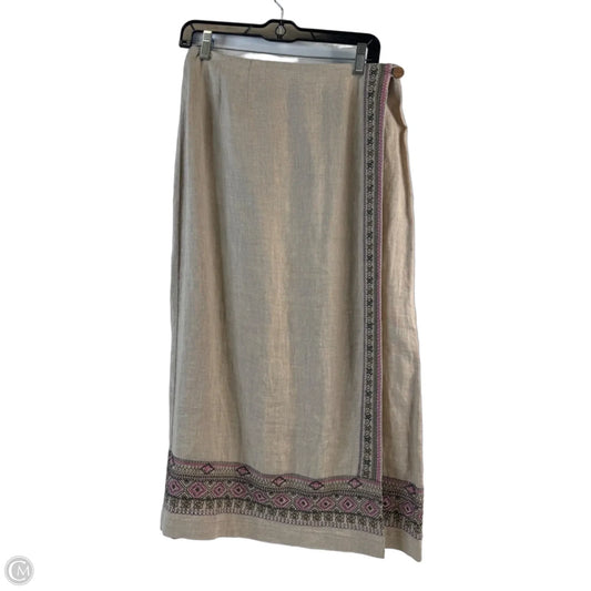 Skirt Maxi By Ann Taylor In Purple & Tan, Size: 10p