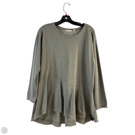 Top Long Sleeve By Soft Surroundings In Green, Size: S