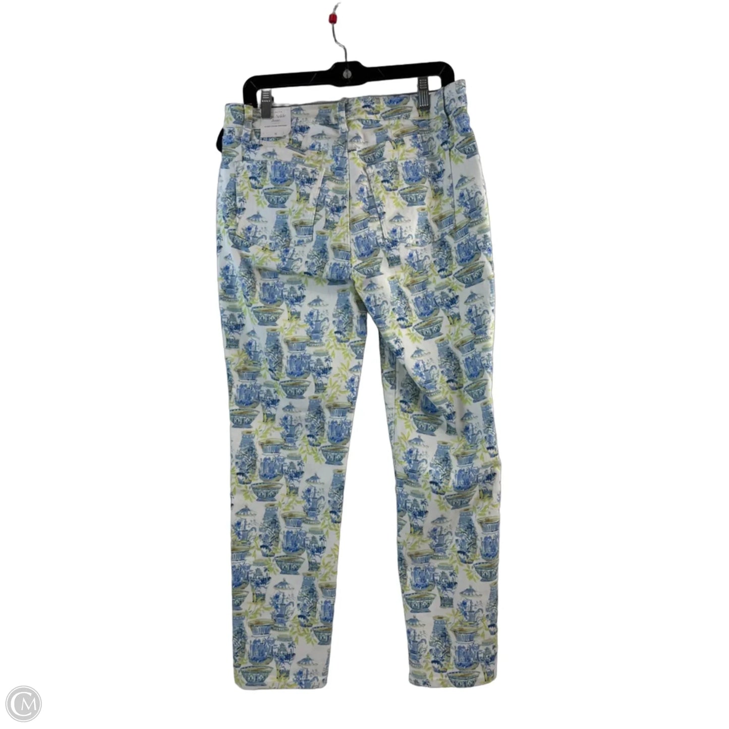 Jeans Skinny By Talbots In Blue & Green, Size: 8