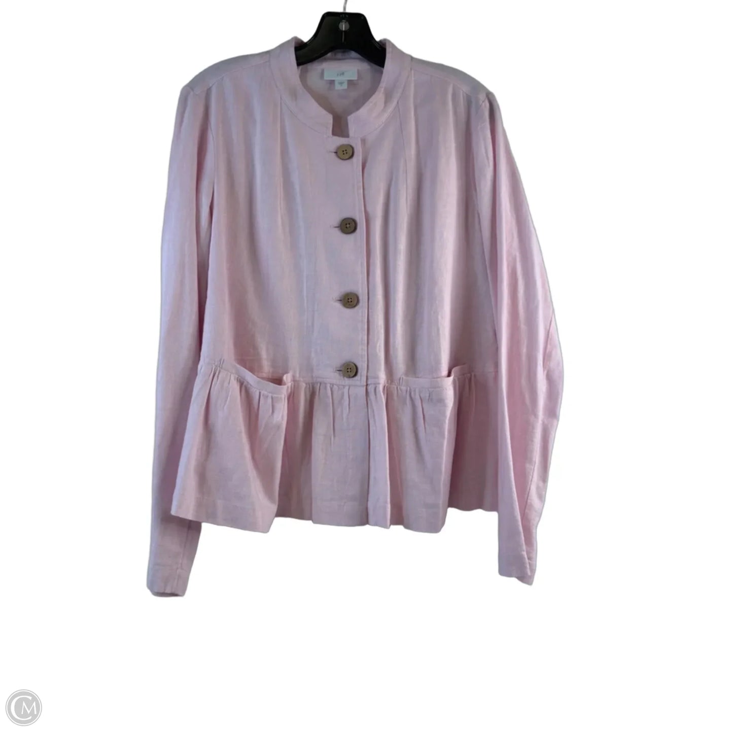 Top Long Sleeve By J. Jill In Pink, Size: M
