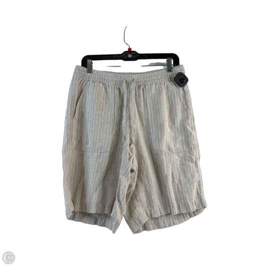Shorts By Lands End In Tan & White, Size: 10