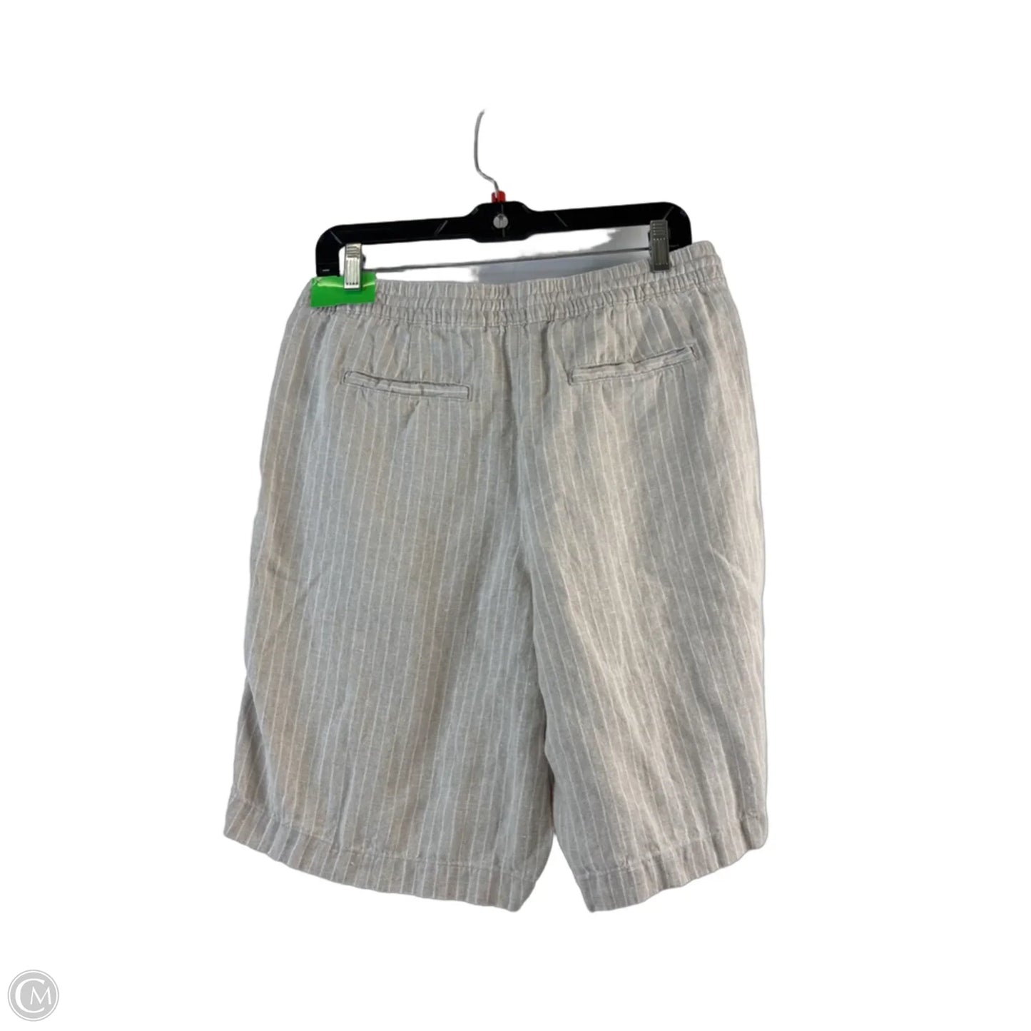 Shorts By Lands End In Tan & White, Size: 10