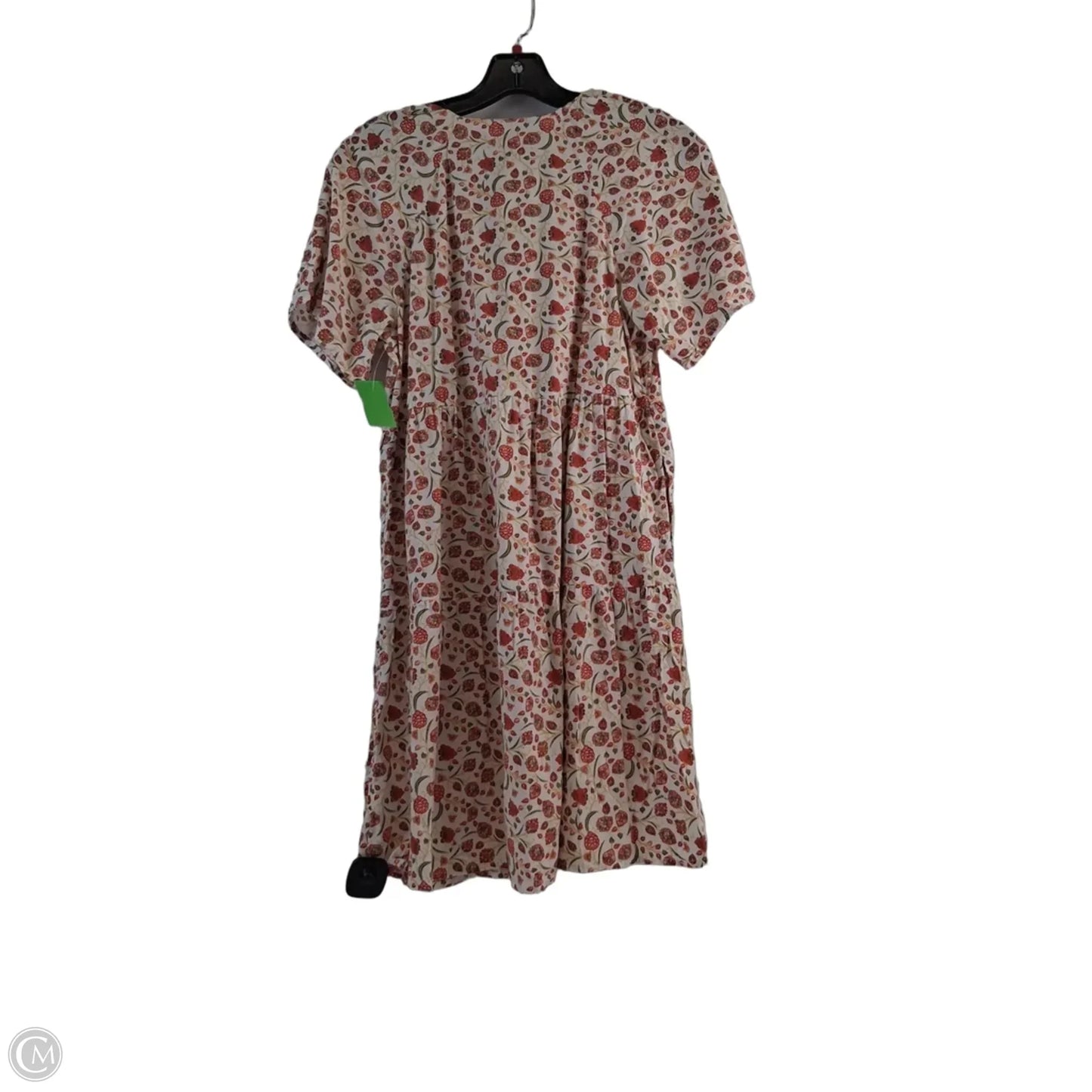 Dress Casual Midi By Old Navy In Orange & Yellow, Size: Xs
