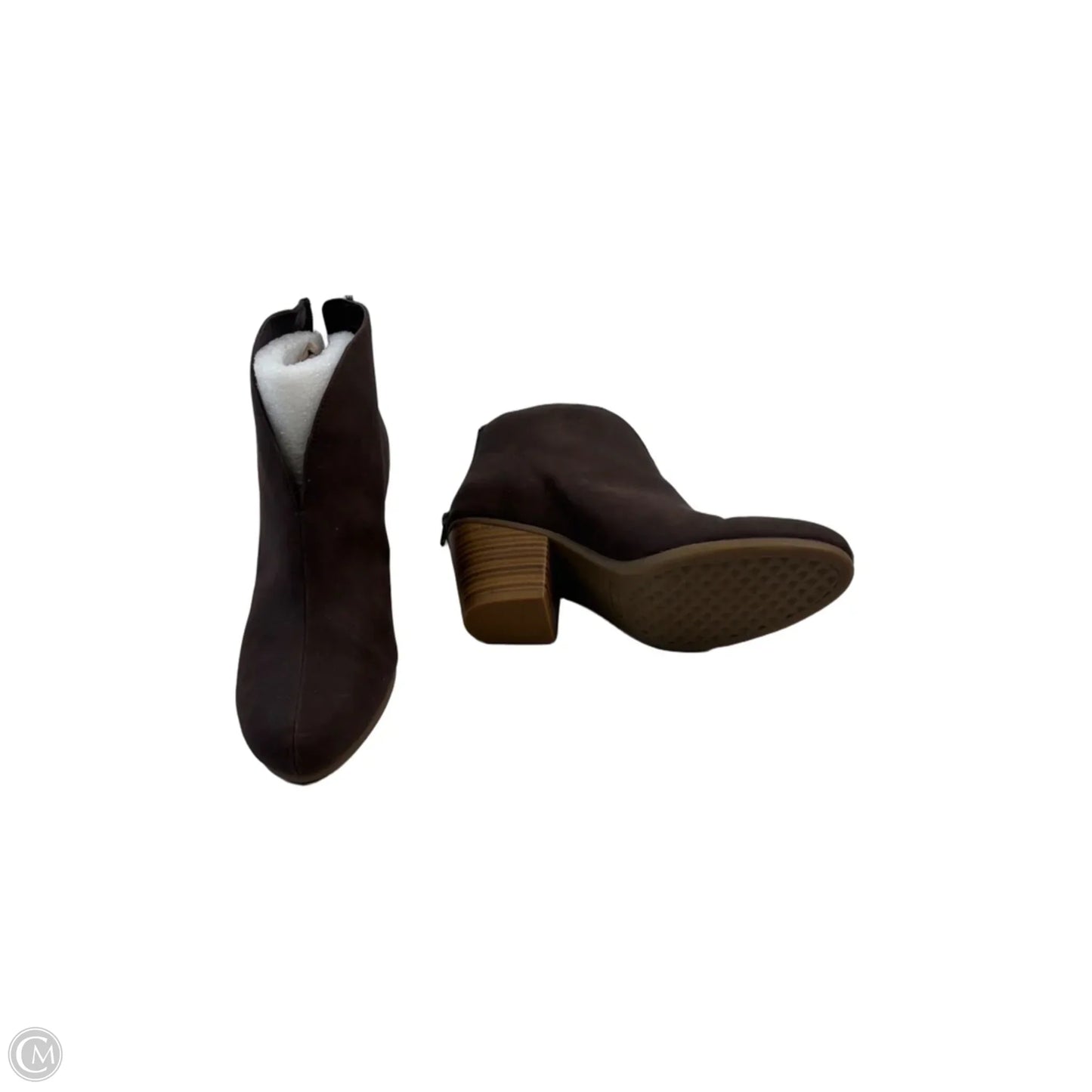 Boots Ankle Heels By Aerosoles In Brown, Size: 6.5
