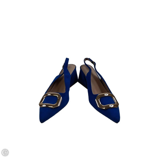 Shoes Heels Block By Nicole By Nicole Miller In Blue, Size: 8