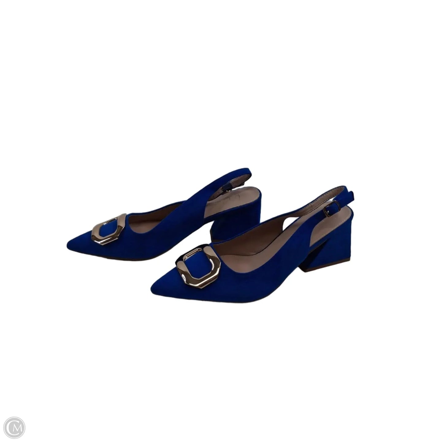 Shoes Heels Block By Nicole By Nicole Miller In Blue, Size: 8