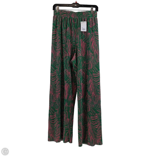 Pants Wide Leg By Intempo In Green & Pink, Size: 18