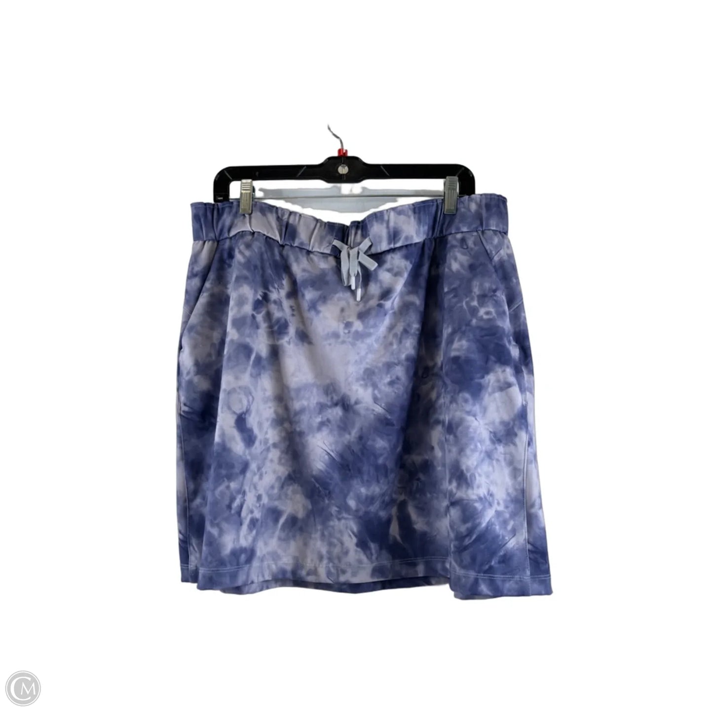 Athletic Skirt By Hilary Radley In Blue & White, Size: Xxl