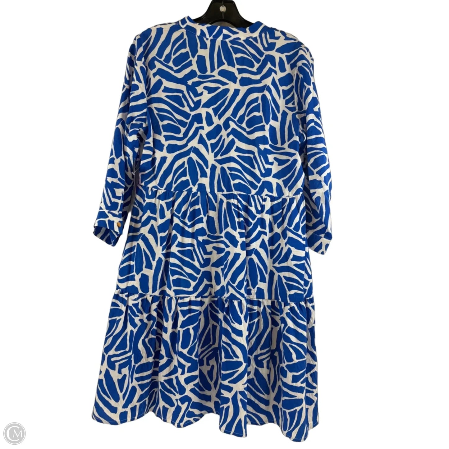 Dress Casual Short By Rachel Zoe In Blue & White, Size: S