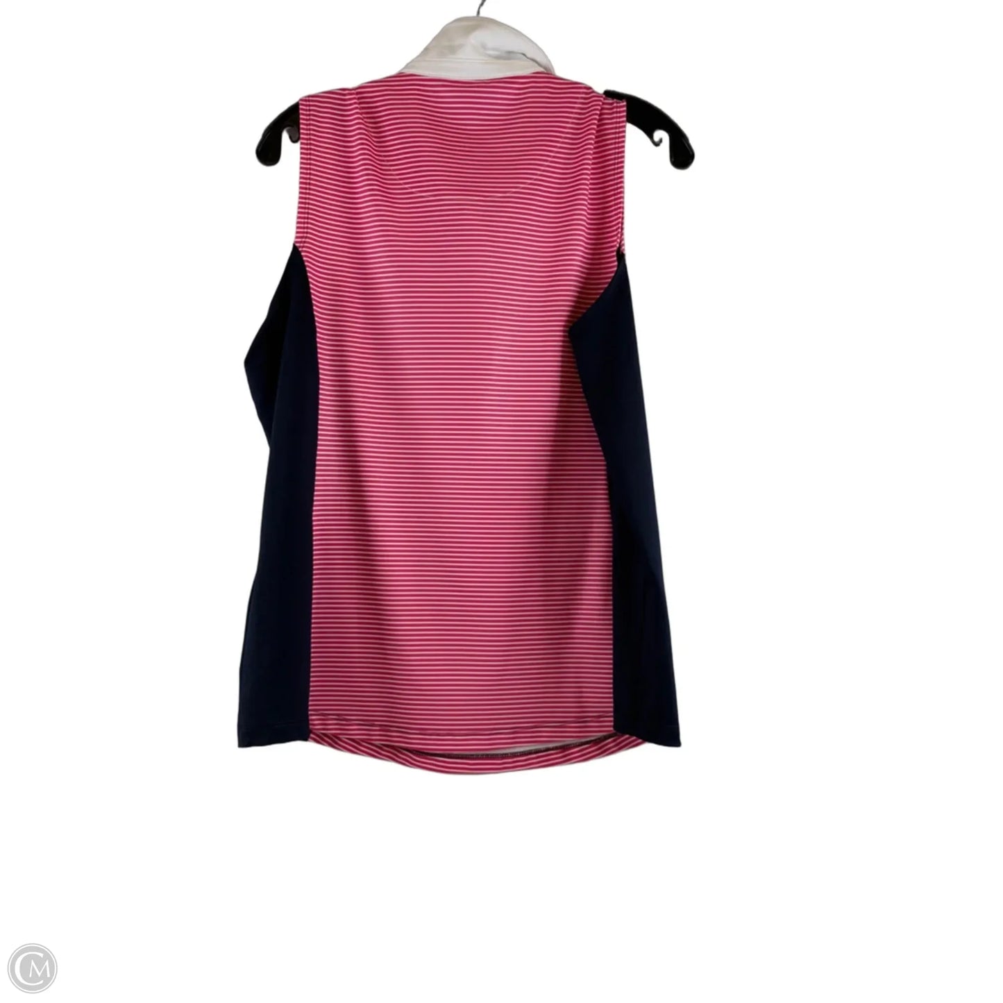 Athletic Tank Top By Chicos In Blue & Red, Size: L