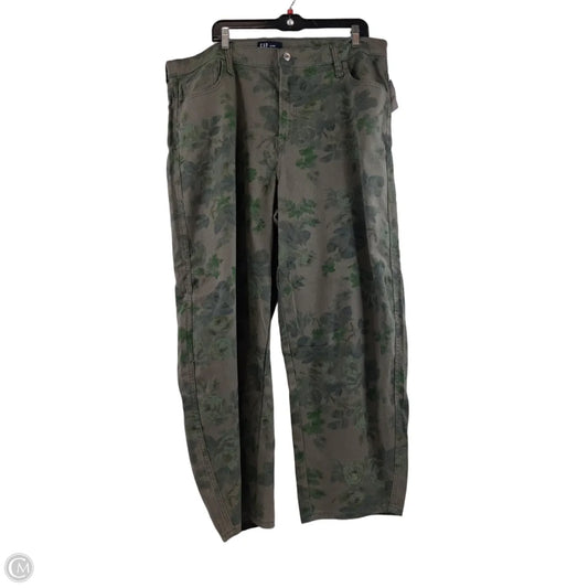 Jeans Boyfriend By Gap In Green, Size: 20