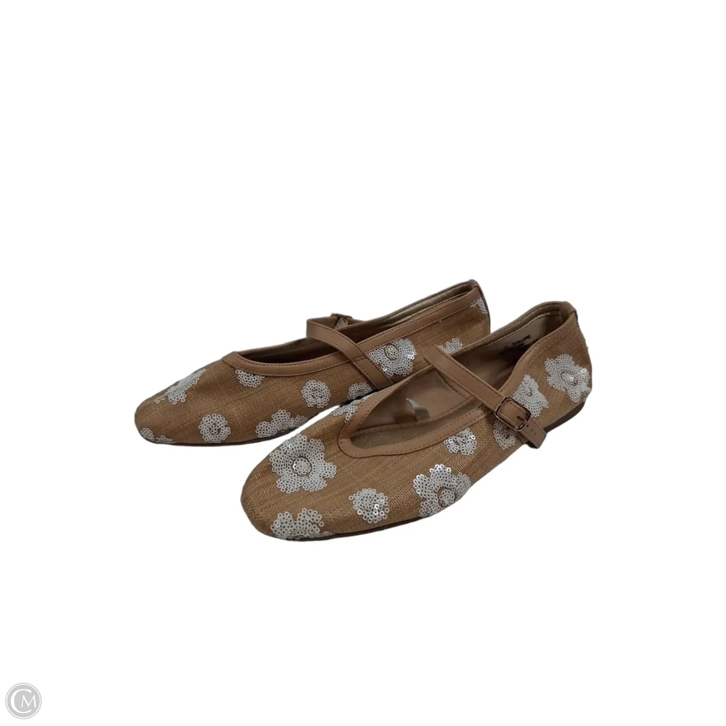 Shoes Flats By A New Day In Tan & White, Size: 11