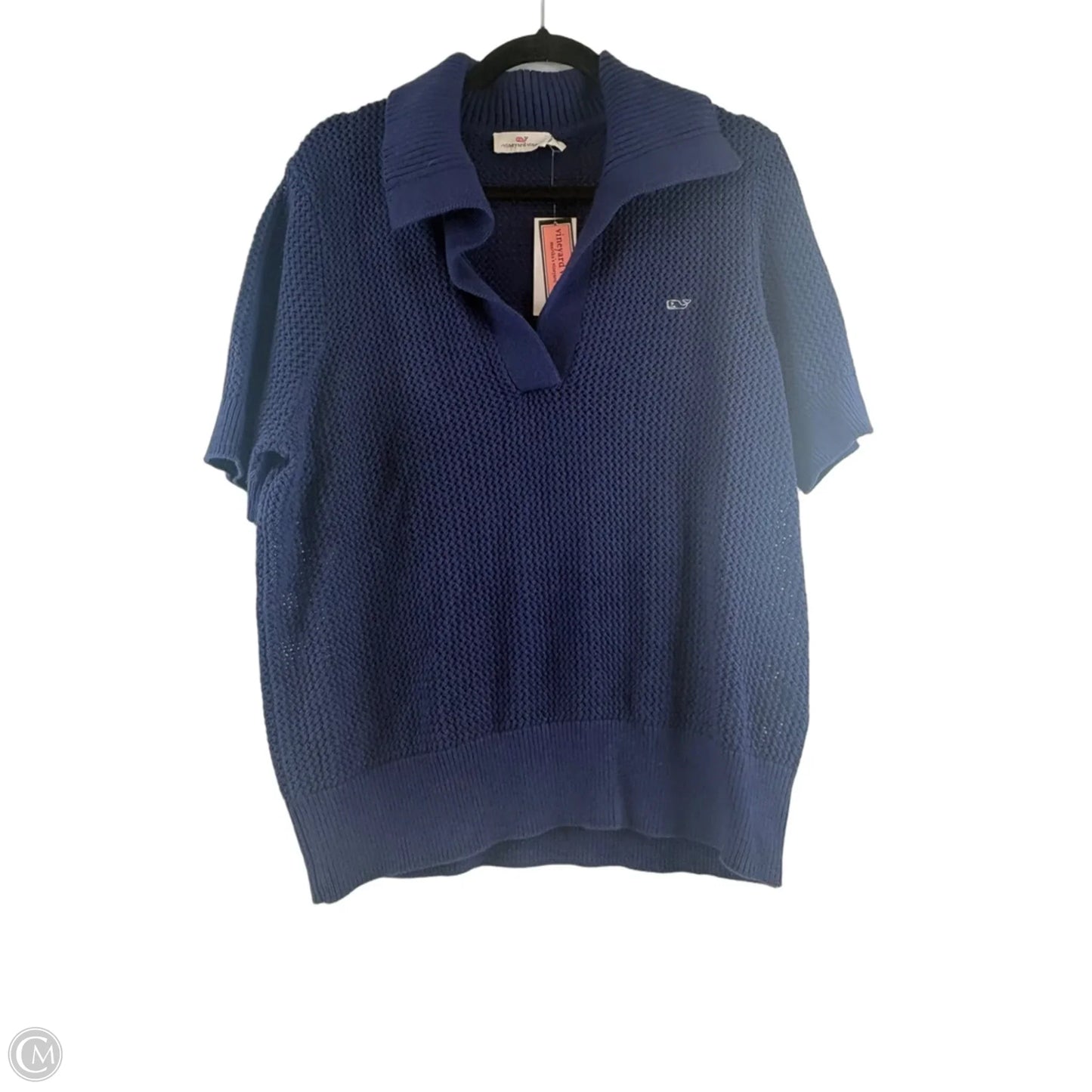 Top Short Sleeve By Vineyard Vines In Blue, Size: Xl