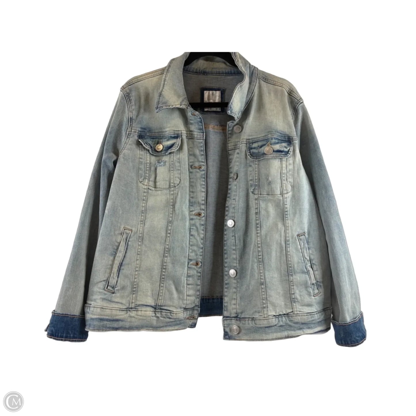 Jacket Denim By Lc Lauren Conrad In Blue Denim, Size: Xl