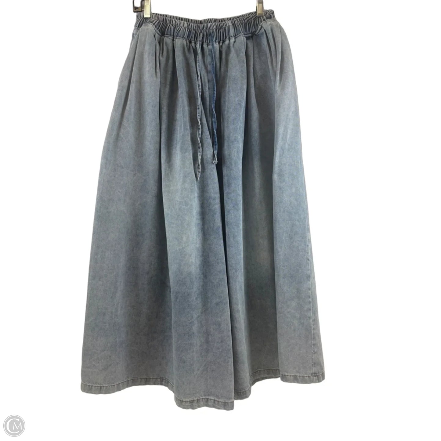 Pants Wide Leg By Clothes Mentor In Blue Denim, Size: 8