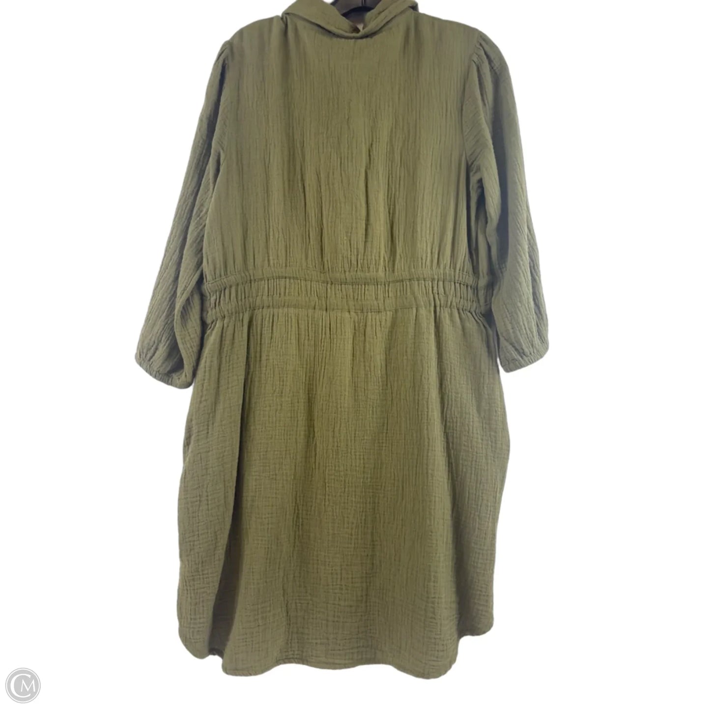 Dress Casual Midi By Maurices In Green, Size: M