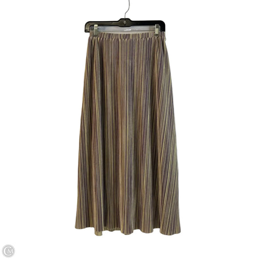 Skirt Maxi By Papermoon In Purple & Yellow, Size: 8