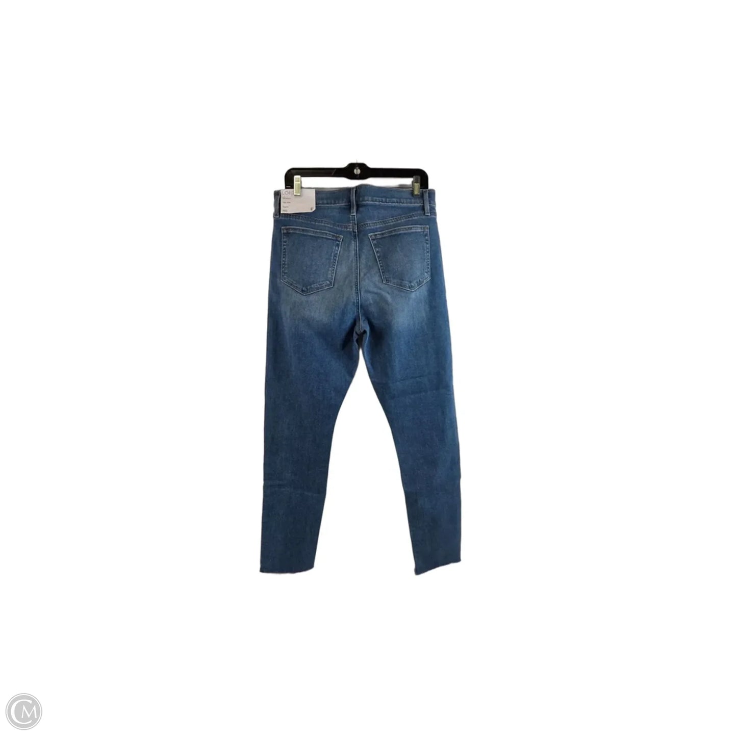Jeans Skinny By Loft In Blue Denim, Size: 12