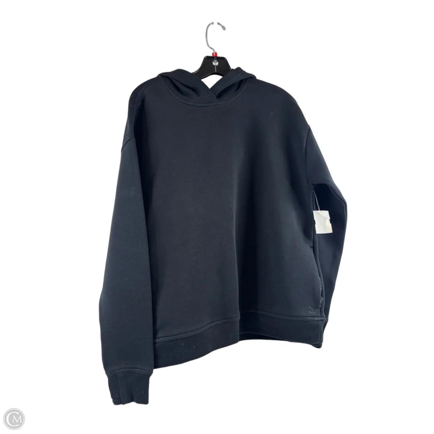 Athletic Sweatshirt Hoodie By L.l. Bean In Black, Size: M