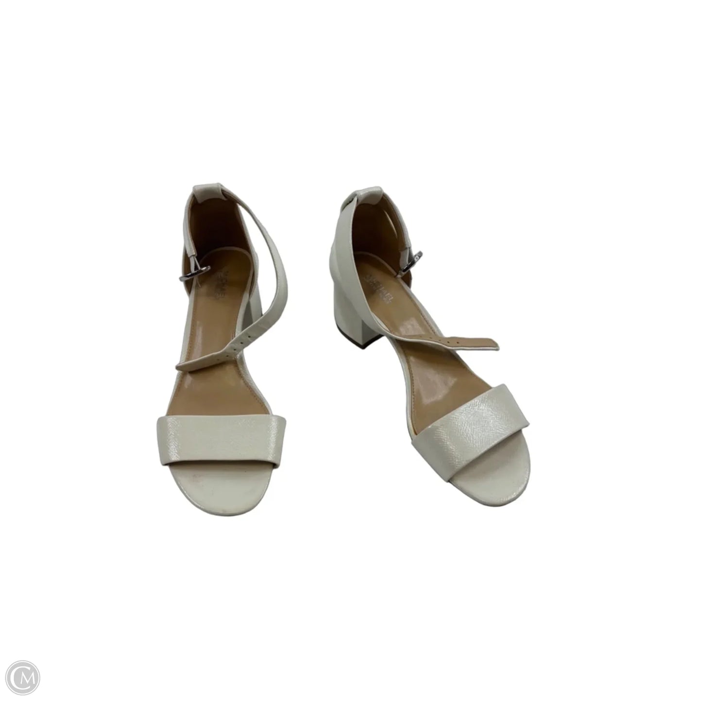 Shoes Heels Block By Michael By Michael Kors In White, Size: 8.5