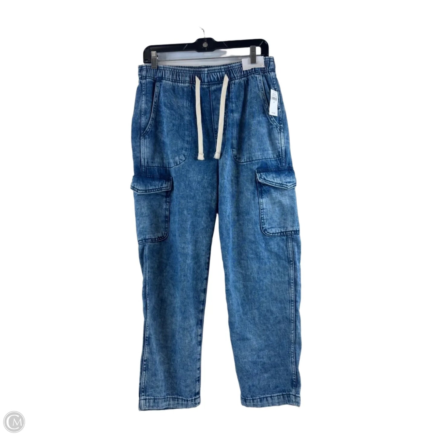 Jeans Straight By Gap In Blue Denim, Size: 4