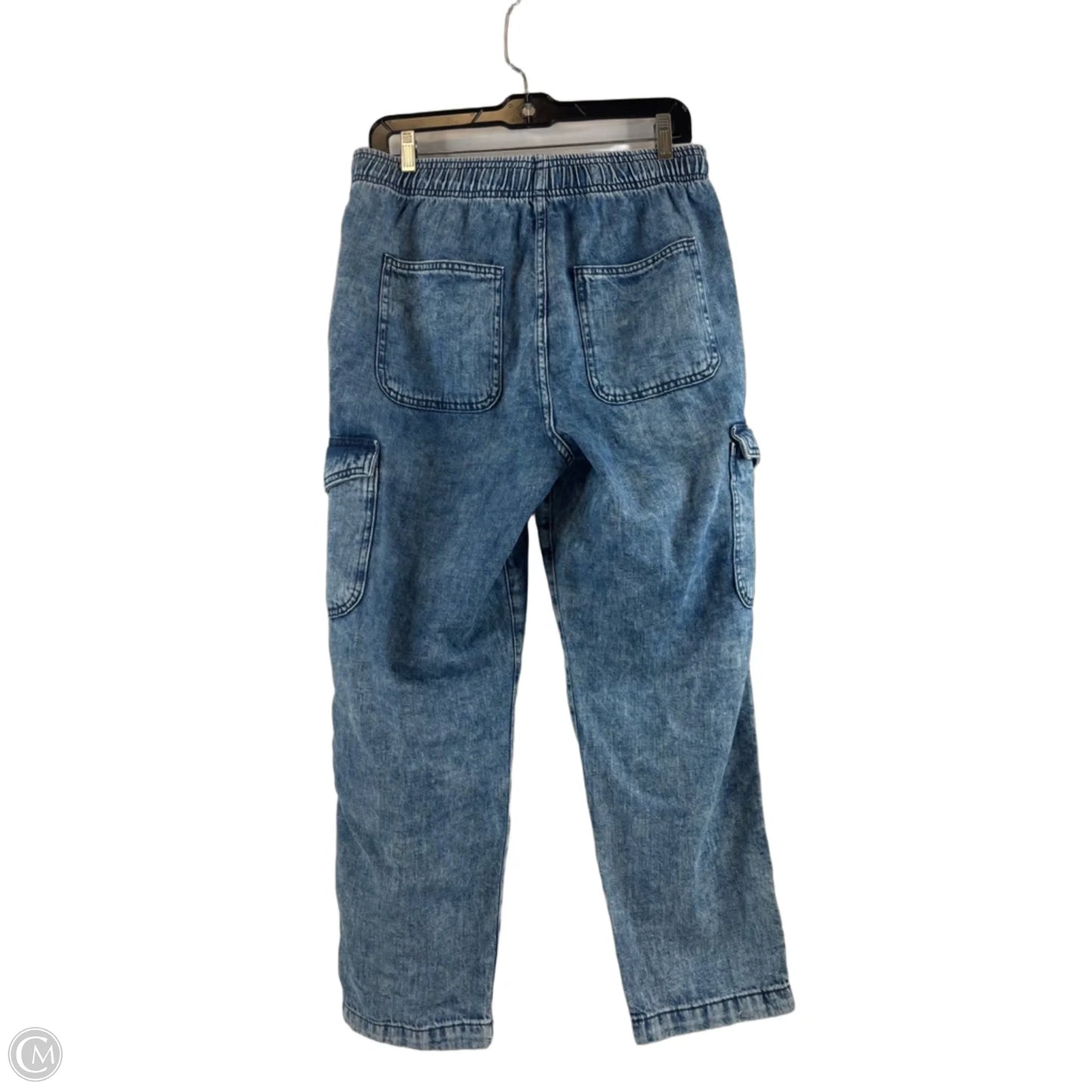 Jeans Straight By Gap In Blue Denim, Size: 4