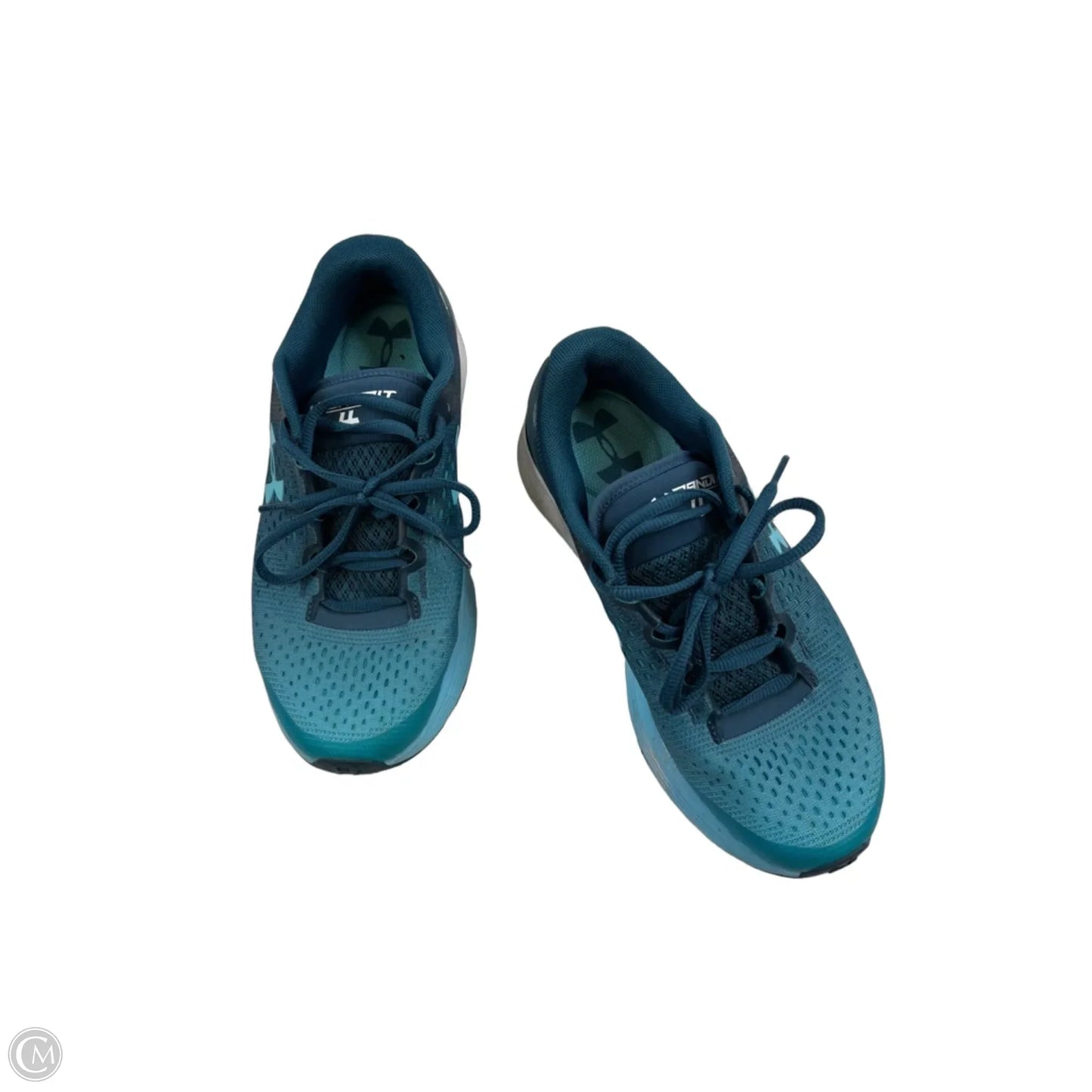 Shoes Athletic By Under Armour In Teal, Size: 7.5