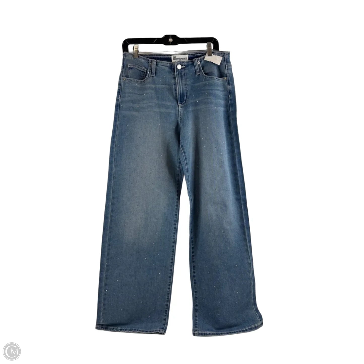Jeans Wide Leg By No Boundaries In Blue Denim, Size: 4
