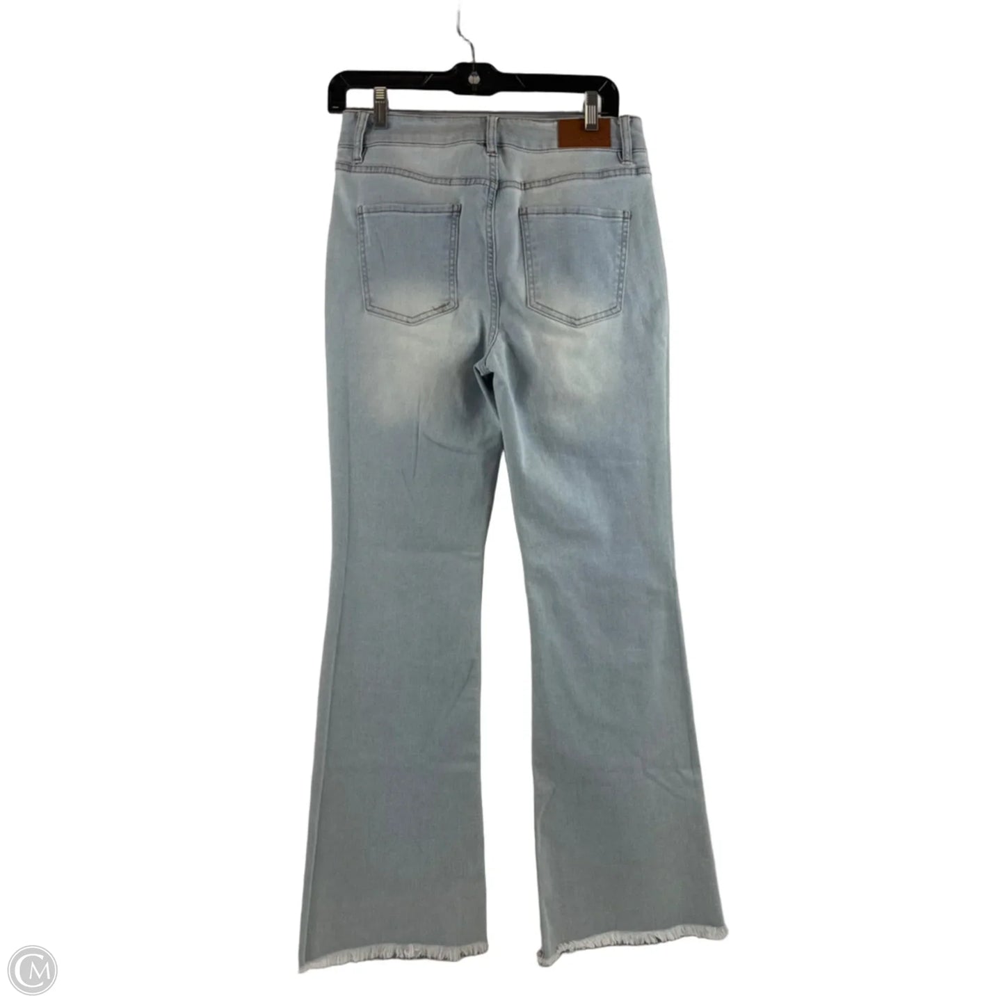 Jeans Flared By Tahari In Blue Denim, Size: 4
