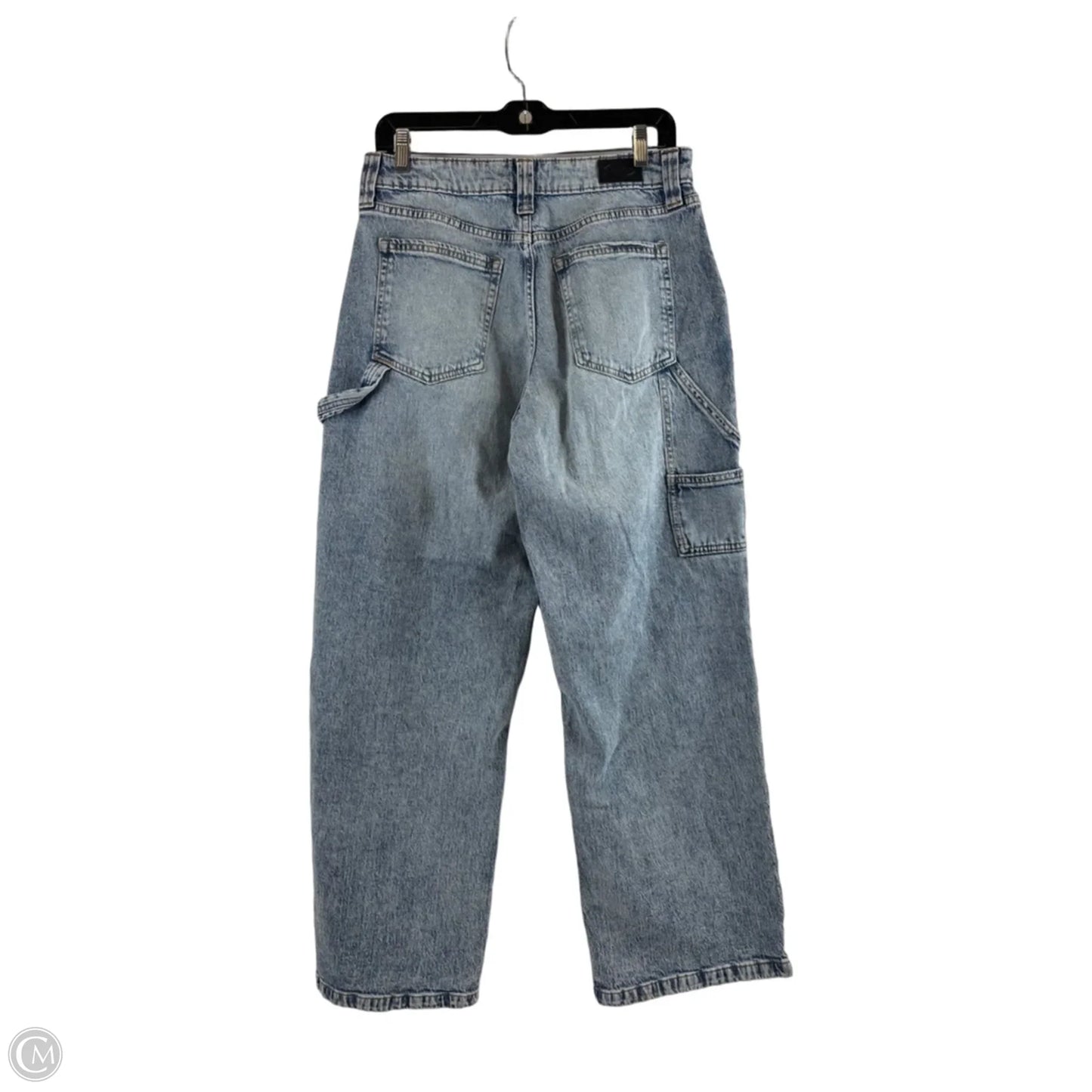 Jeans Wide Leg By Scoop In Blue Denim, Size: 4