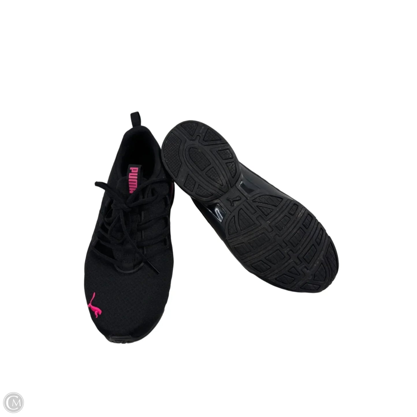 Shoes Athletic By Puma In Black & Pink, Size: 9