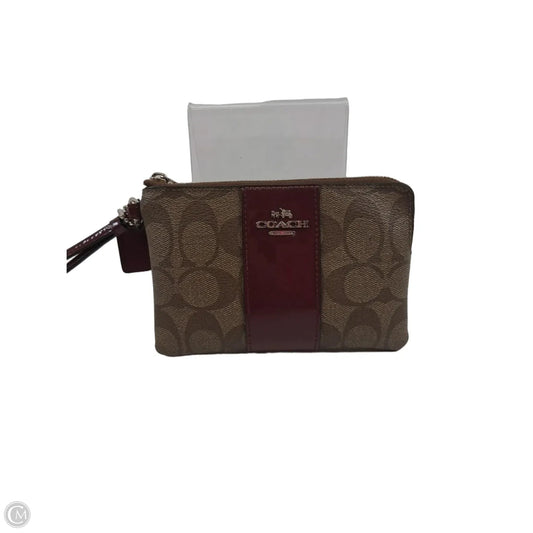 Wristlet Designer By Coach, Size: Medium