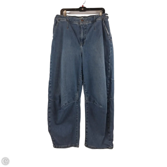 Jeans Wide Leg By Pilcro In Blue Denim, Size: 16