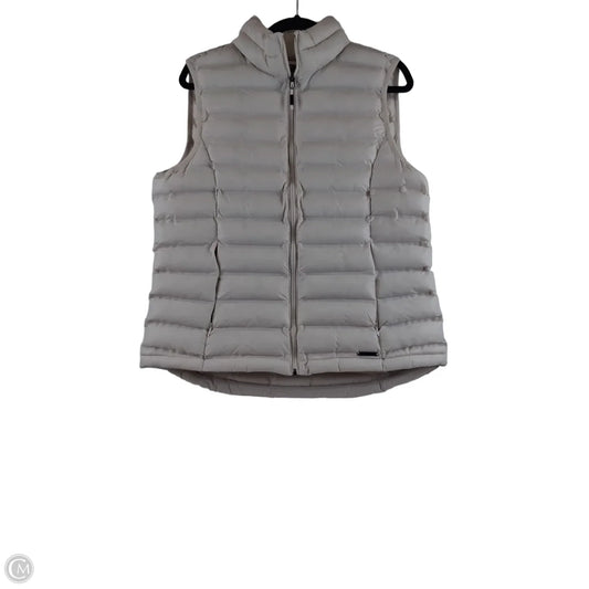 Vest Puffer & Quilted By Zero Xposure In Cream, Size: L
