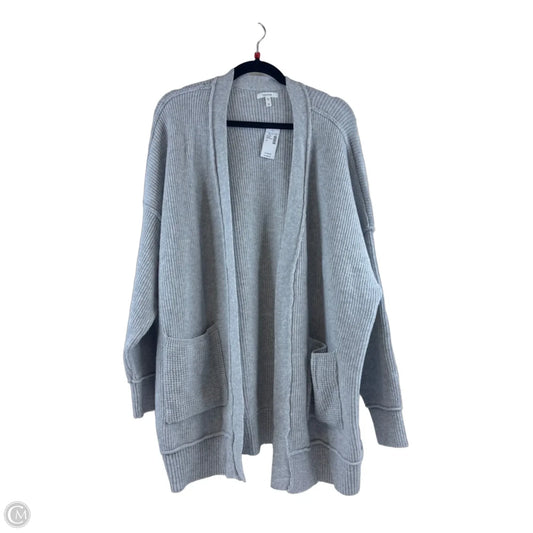 Sweater Cardigan By Maurices In Grey, Size: 3x